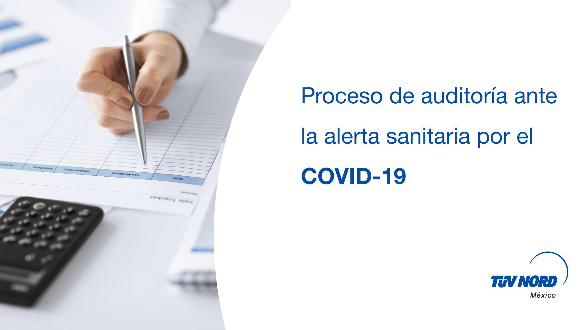 Proceso de auditoría ante la alerta sanitaria por el COVID-19